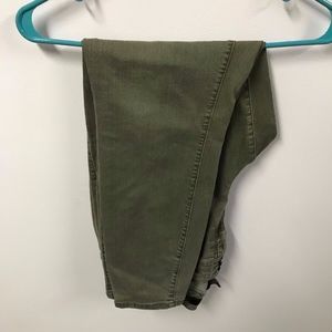 olive green skinny jeans